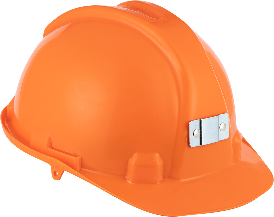 metal-clamp-hard-hat-orange